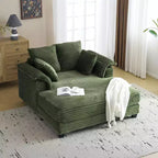 Karl Home | Divano letto in velluto a coste imbottito