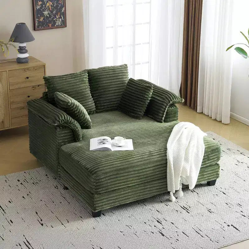 Karl Home | Divano letto in velluto a coste imbottito