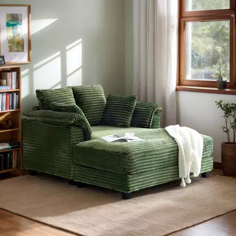 Karl Home | Divano letto in velluto a coste imbottito