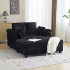 Karl Home | Divano letto in velluto a coste imbottito
