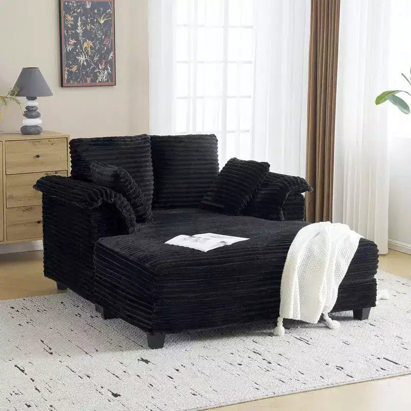 Karl Home | Divano letto in velluto a coste imbottito