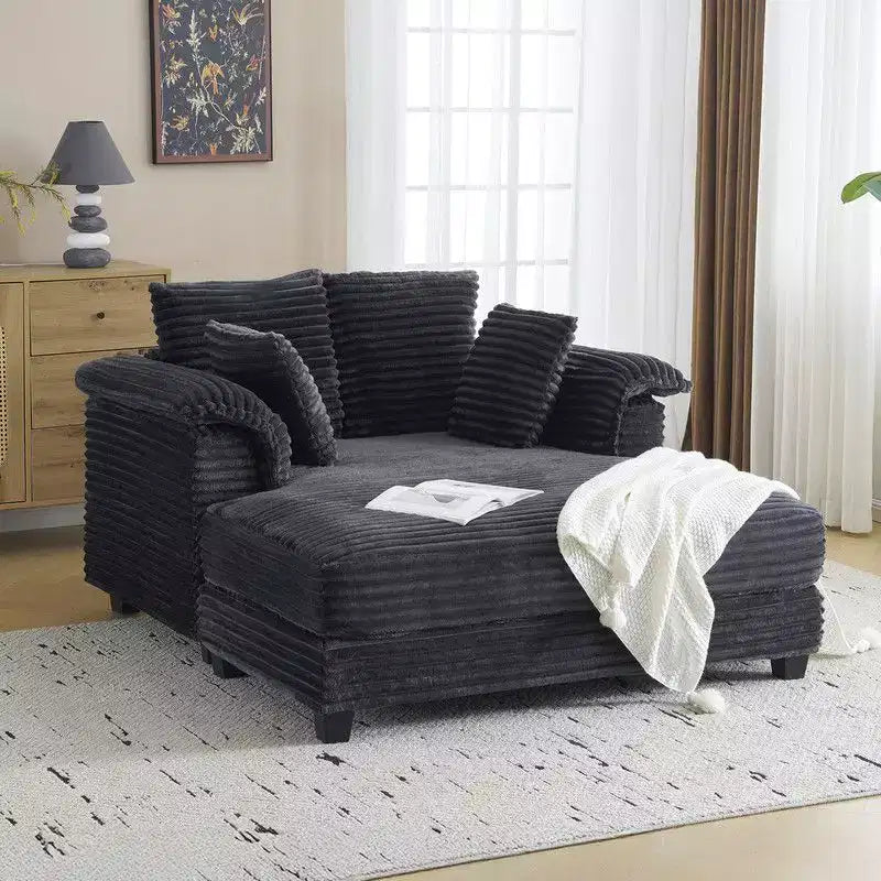 Karl Home | Divano letto in velluto a coste imbottito