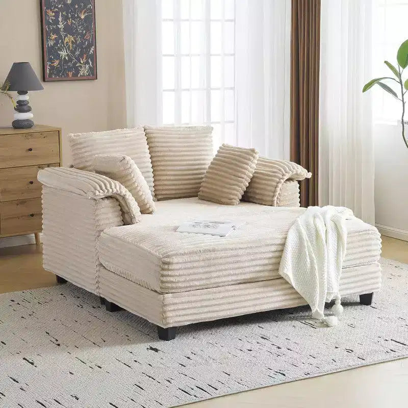 Karl Home | Divano letto in velluto a coste imbottito