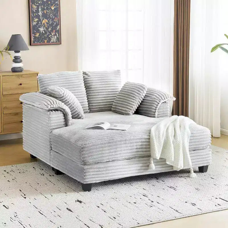Karl Home | Divano letto in velluto a coste imbottito