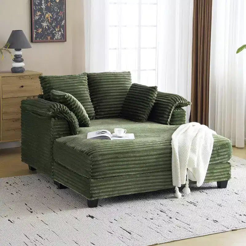 Karl Home | Divano letto in velluto a coste imbottito