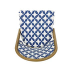 Christopher Knight Home Sedie da bistrot Baron con rattan intrecciato e struttura in alluminio (set da 4)