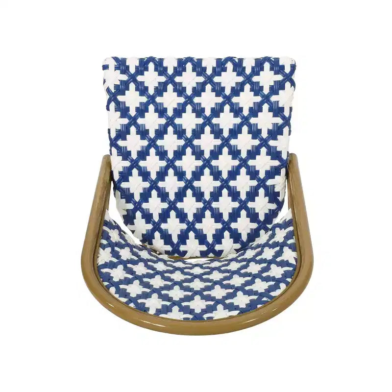 Christopher Knight Home Sedie da bistrot Baron con rattan intrecciato e struttura in alluminio (set da 4)