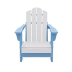 Set di sedie Adirondack da esterno per bambini Hyleory, pieghevoli in HDPE (2 pezzi)
