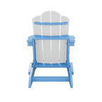 Set di sedie Adirondack da esterno per bambini Hyleory, pieghevoli in HDPE (2 pezzi)