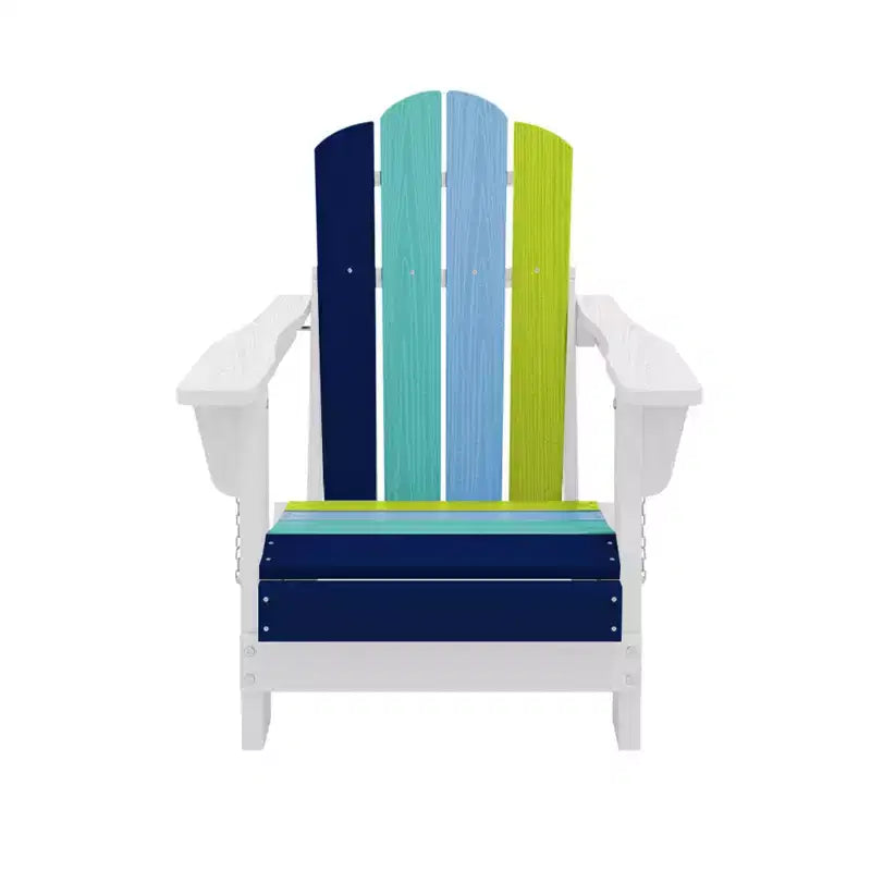 Set di sedie Adirondack da esterno per bambini Hyleory, pieghevoli in HDPE (2 pezzi)