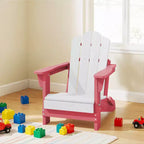 Hyleory Kids Foldable Adirondack Chair Set, 4-Piece  Durable HDPE Outdoor Chairs for Children