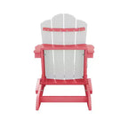 Hyleory Kids Foldable Adirondack Chair Set, 4-Piece  Durable HDPE Outdoor Chairs for Children
