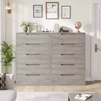 Freestanding Elegant Tall Storage Dressers with 5 Ample Drawer Space