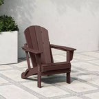 Sedia Pieghevole da Esterno in Poly HDPE WestinTrends Malibu Adirondack