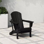 Sedia Pieghevole da Esterno in Poly HDPE WestinTrends Malibu Adirondack