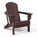 Sedia Pieghevole da Esterno in Poly HDPE WestinTrends Malibu Adirondack