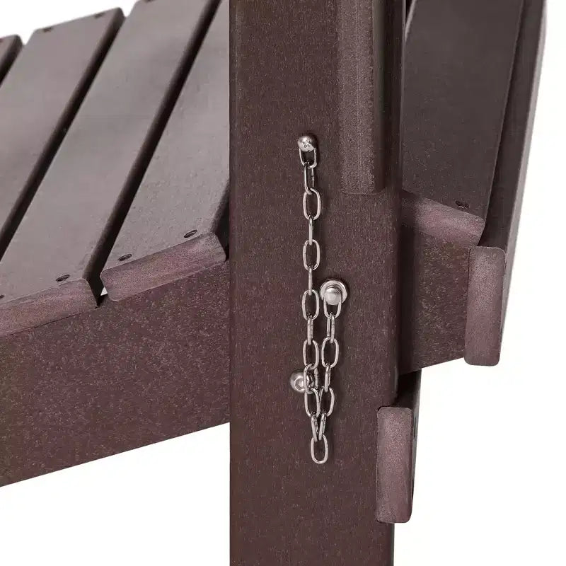 Sedia Pieghevole da Esterno in Poly HDPE WestinTrends Malibu Adirondack