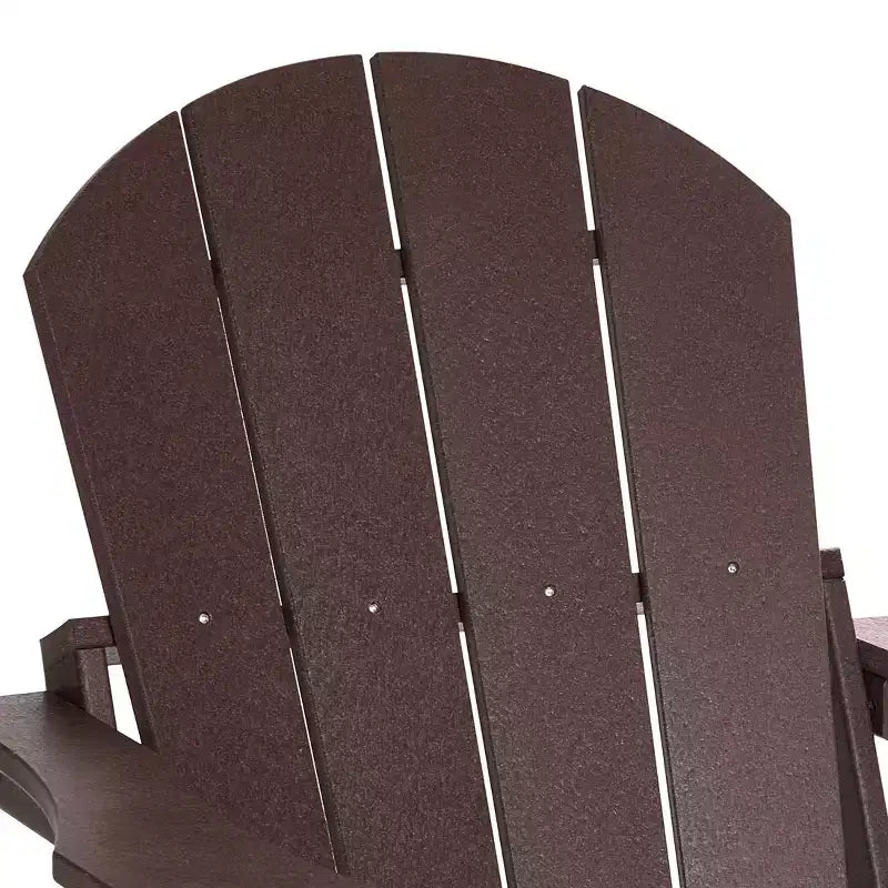 Sedia Pieghevole da Esterno in Poly HDPE WestinTrends Malibu Adirondack