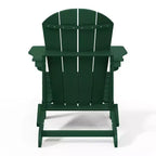Sedia Pieghevole da Esterno in Poly HDPE WestinTrends Malibu Adirondack