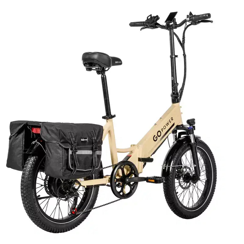 Bici Elettrica Pieghevole GoPowerBike GoPlus | eBike con pneumatici fat da 20" | Motore da 500W, velocità massima 32 km/h | Oltre 72 km di autonomia, 5 livelli di pedalata assistita | Prodotto a scatola aperta
