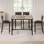 Set da Pranzo - Mobili Moderni per Sala da Pranzo, Set da Pranzo per Cucina, Costruzione Durevole, Design Salvaspazio, Elegante e Confortevole