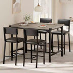 Set da Pranzo - Mobili Moderni per Sala da Pranzo, Set da Pranzo per Cucina, Costruzione Durevole, Design Salvaspazio, Elegante e Confortevole
