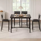 Set da Pranzo - Mobili Moderni per Sala da Pranzo, Set da Pranzo per Cucina, Costruzione Durevole, Design Salvaspazio, Elegante e Confortevole