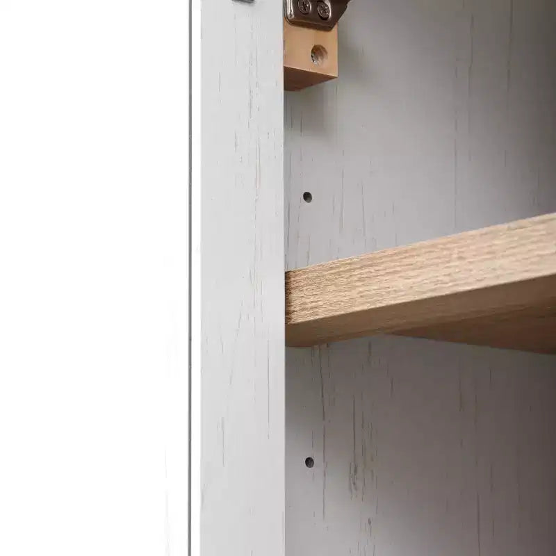 Vatros Tall Arched Cabinet with Adjustable Shelves