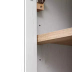 Vatros Tall Arched Cabinet with Adjustable Shelves