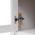 Vatros Tall Arched Cabinet with Adjustable Shelves