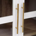 Vatros Tall Arched Cabinet with Adjustable Shelves