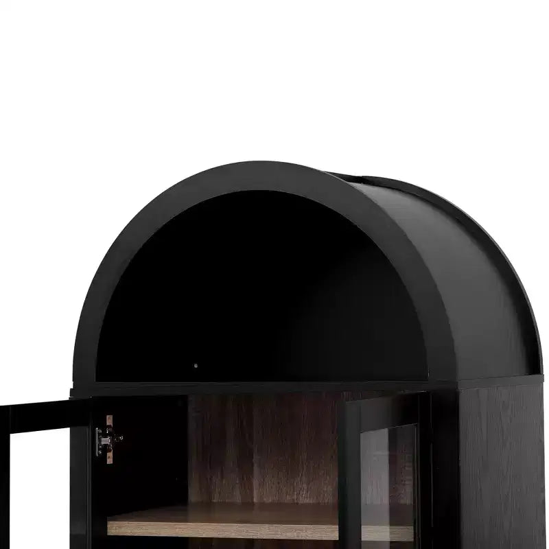 Vatros Tall Arched Cabinet with Adjustable Shelves