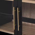 Vatros Tall Arched Cabinet with Adjustable Shelves