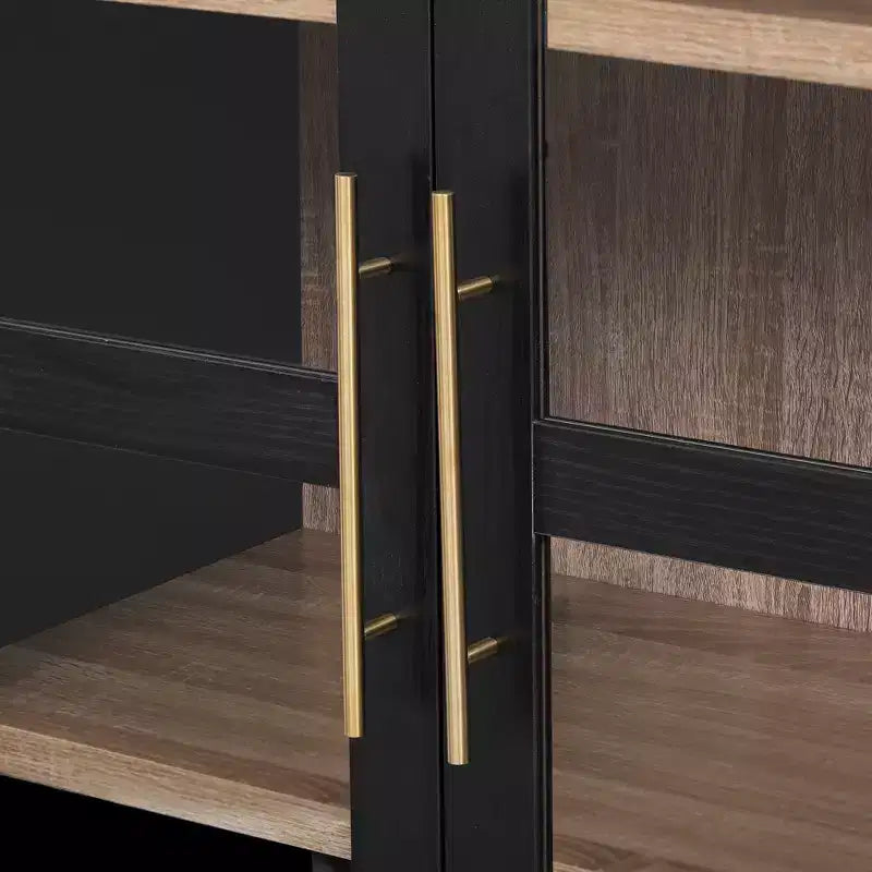 Vatros Tall Arched Cabinet with Adjustable Shelves