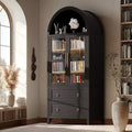 Vatros Tall Arched Cabinet with Adjustable Shelves