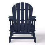 WestinTrends Azura, set da 2 sedie da patio Adirondack in plastica HDPE con tavolino laterale da 18 pollici