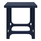 WestinTrends Azura, set da 2 sedie da patio Adirondack in plastica HDPE con tavolino laterale da 18 pollici