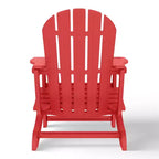 WestinTrends Azura, set da 2 sedie da patio Adirondack in plastica HDPE con tavolino laterale da 18 pollici