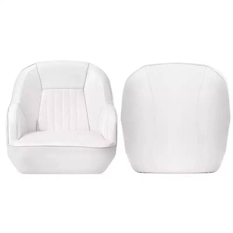 Pontoon Captain Bucket Seat With Thickened Sponge Padding, Fishing Chairs for Boats, Sightseeing, Speedboat, Canoe - 1-Piece
