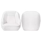 Pontoon Captain Bucket Seat With Thickened Sponge Padding, Fishing Chairs for Boats, Sightseeing, Speedboat, Canoe - 1-Piece