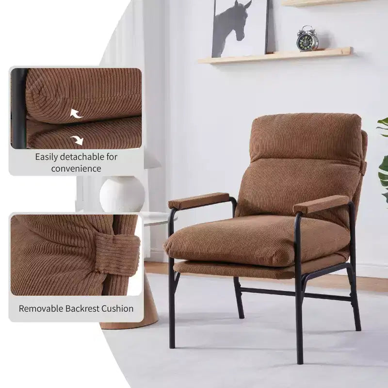 Sedia a sdraio con cuscino - Sedia decorativa/da trucco