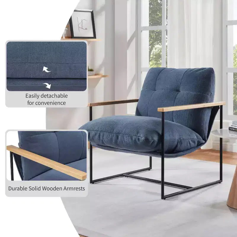 Sedia a sdraio con cuscino - Sedia decorativa/da trucco