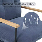 Sedia a sdraio con cuscino - Sedia decorativa/da trucco