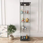 GDFStudio Noyes Tempered Glass Display Cabinet
