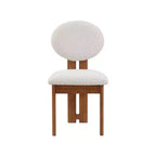 Meridian Furniture,Napa Boucle Fabric Dining Chair, Set of 2