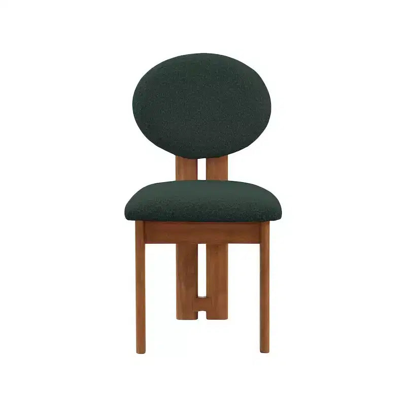 Meridian Furniture,Napa Boucle Fabric Dining Chair, Set of 2
