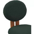 Meridian Furniture,Napa Boucle Fabric Dining Chair, Set of 2