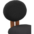 Meridian Furniture,Napa Boucle Fabric Dining Chair, Set of 2