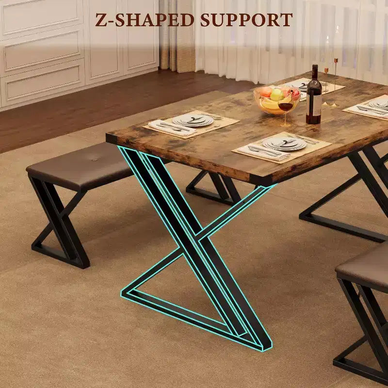 Tavolo da pranzo con 2 panche, set da tavolo da cucina per 4 persone, set da pranzo da 3 pezzi per piccoli spazi, appartamento, salvaspazio per cucina