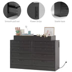Comò fasciatoio con 8 cassetti in legno, comò classico per cameretta, mensole fasciatoio, fasciatoio multifunzionale, cassettiera per camera da letto